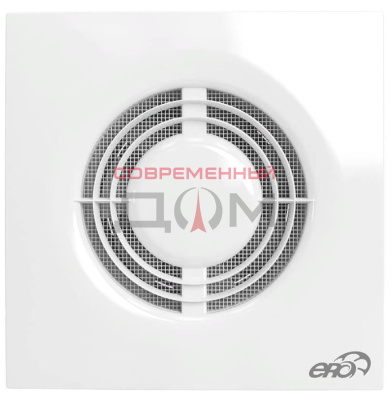 Вентилятор E D125 накладной, сетка ERA